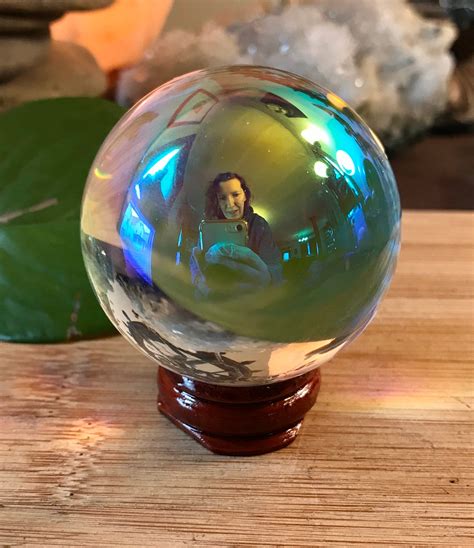 Magical mistign crystal ball